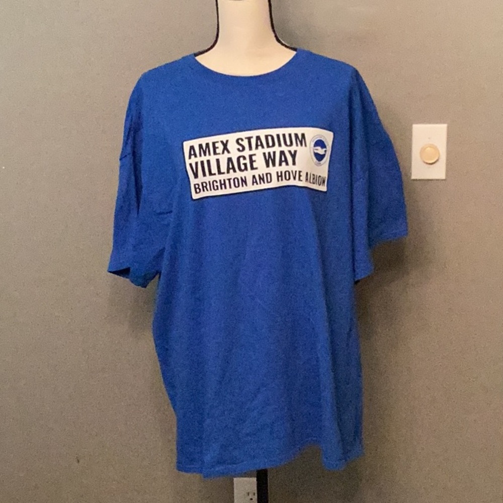 Brighton Blue Crew Neck Short Sleeve Tees EUC 2XL
